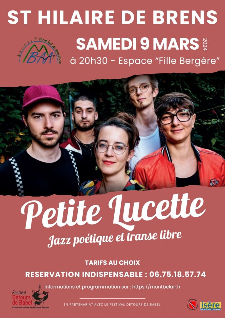 Affiche Concert Petite Lucette