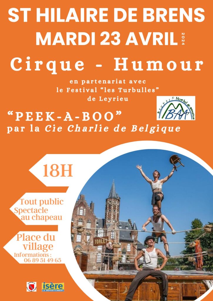 Affiche cirque St Hilaire