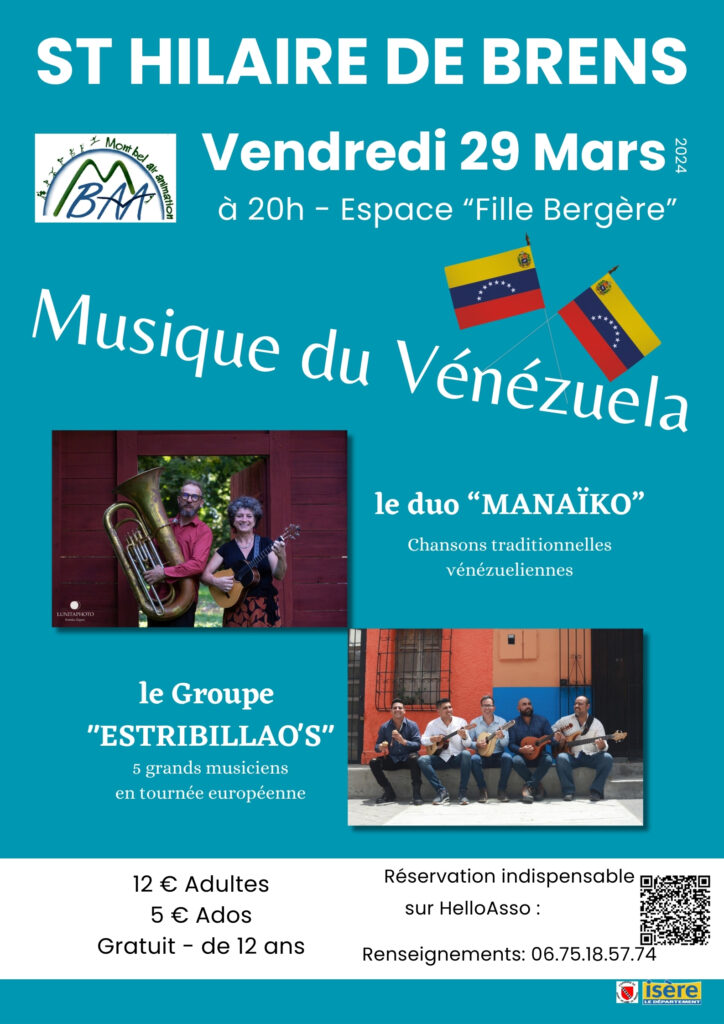 Affiche concert Venezuela